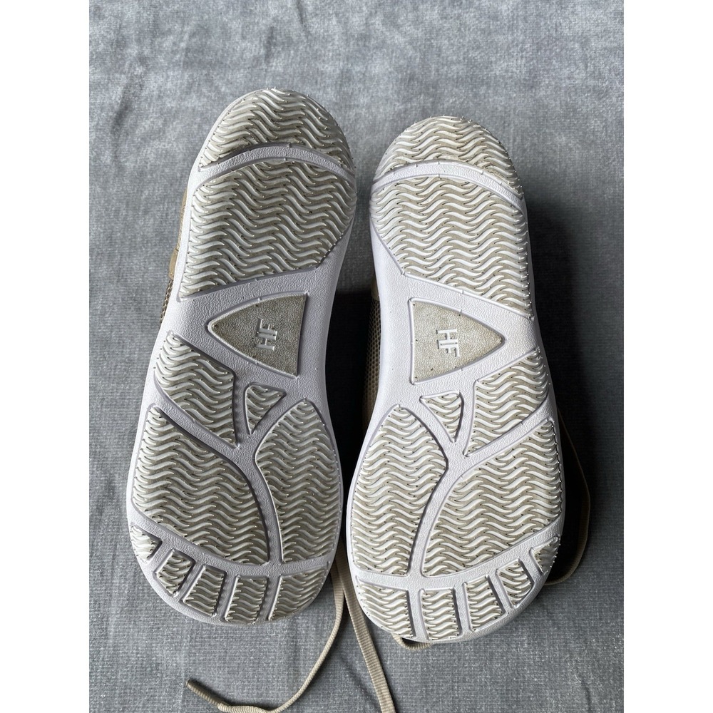 HF Hiker Footwear Beige Knit Sneakers Women's 6 Men's 4 EU 36 Lightweight Walkin - Picture 6 of 6
